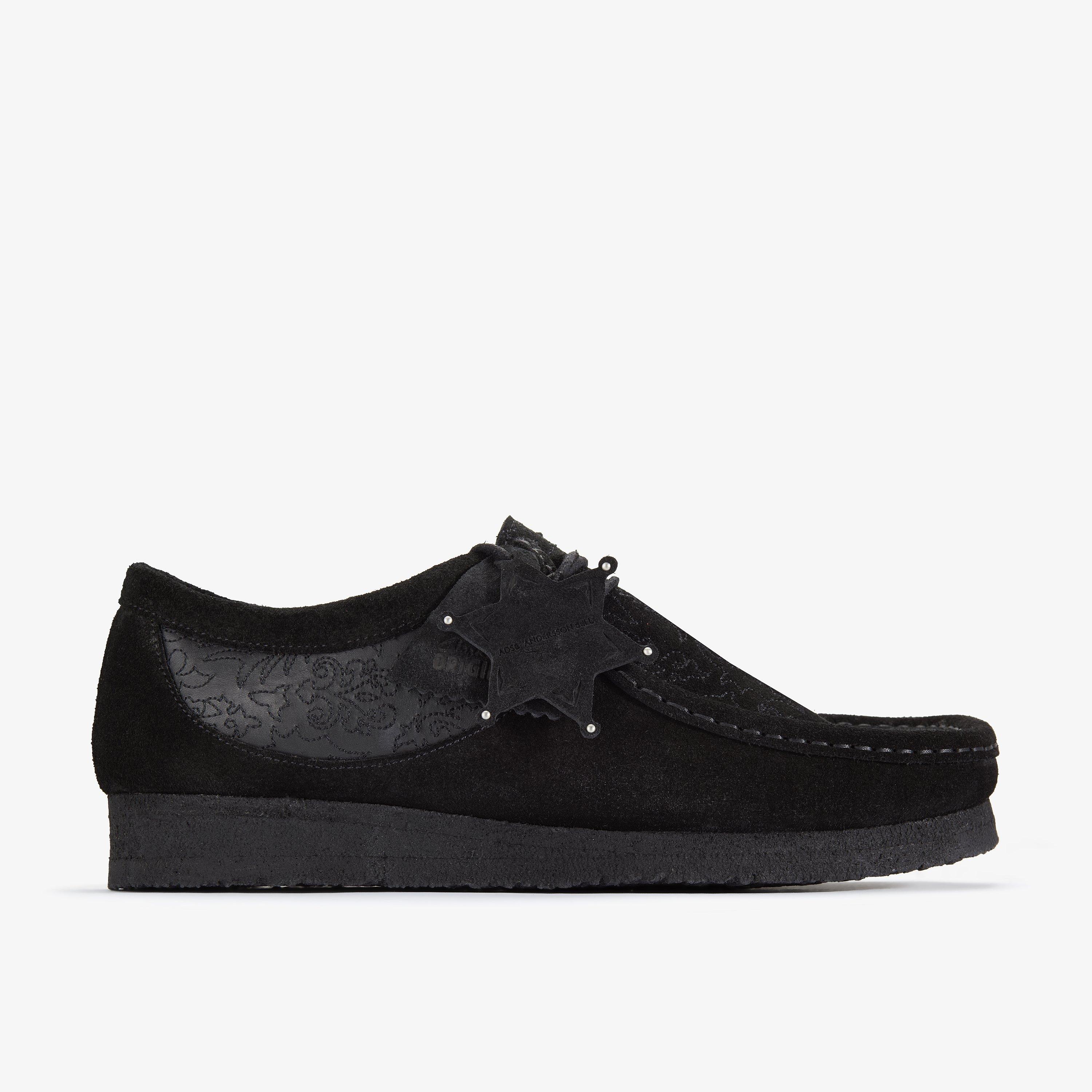 Andersson Bell X Wallabee Black Embroidery