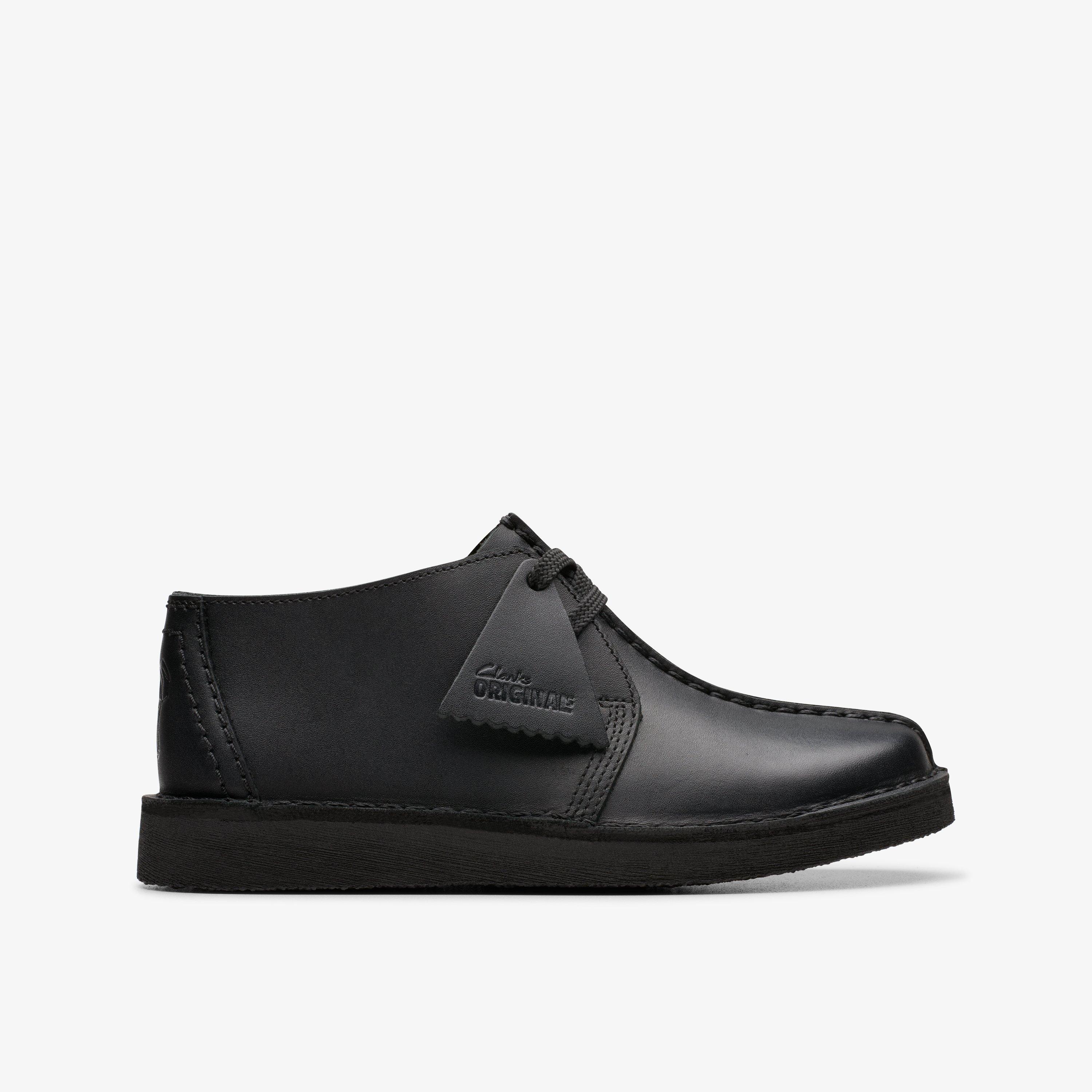 Desert Trek Kid Black Leather