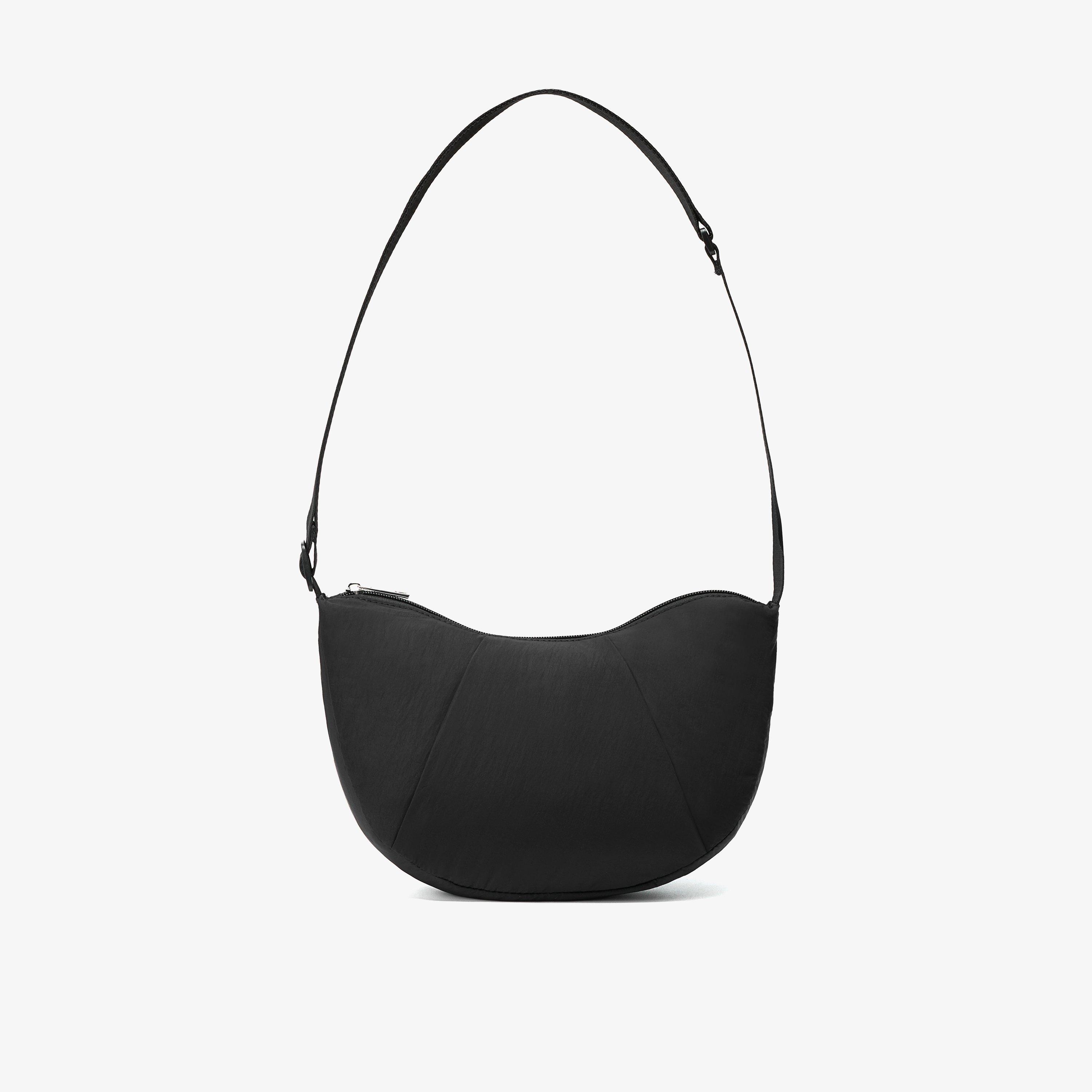 Cloudsteppers Crescent Crossbody Bag Black