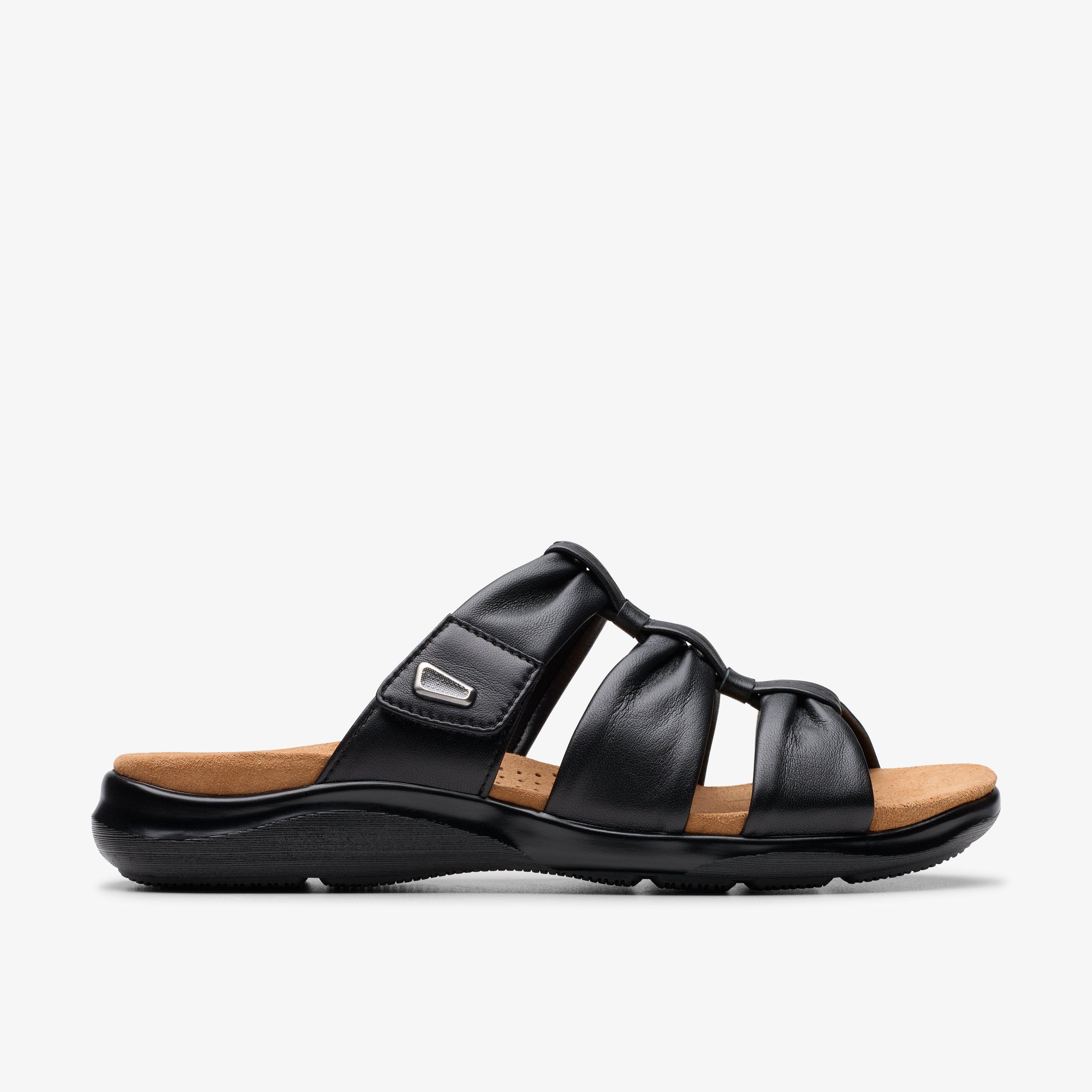Kitly Slide Black Leather
